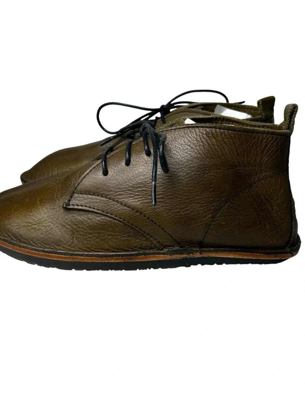 SoftStar Hawthorne Minimalist Barefoot Unisex M8/W9.5 Brown Leather Chukka Boots